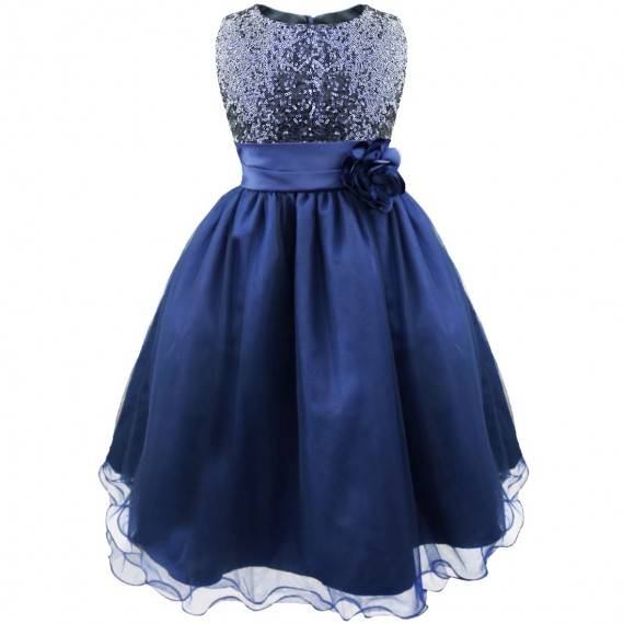 girls blue bridesmaid dresses