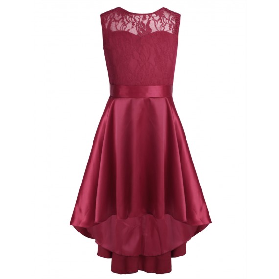 girls burgundy dress