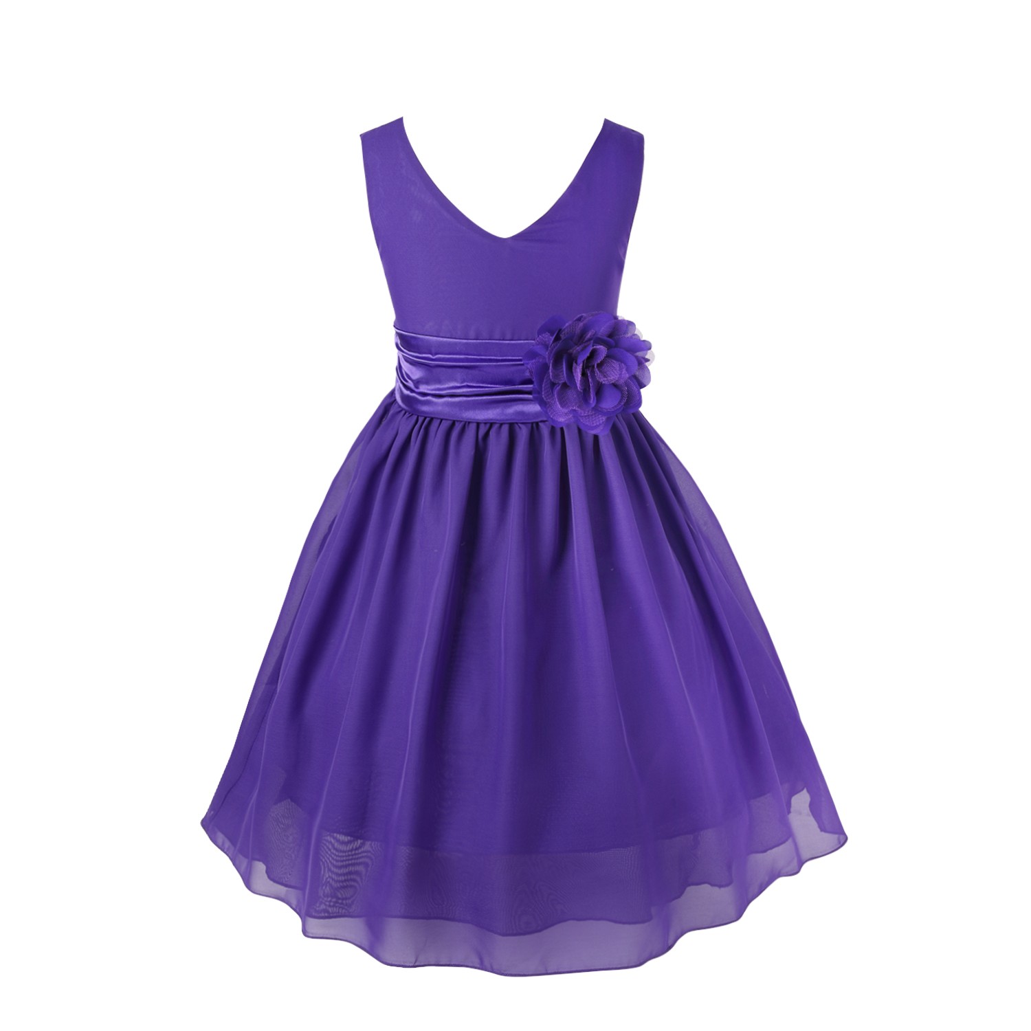 purple dress for kids