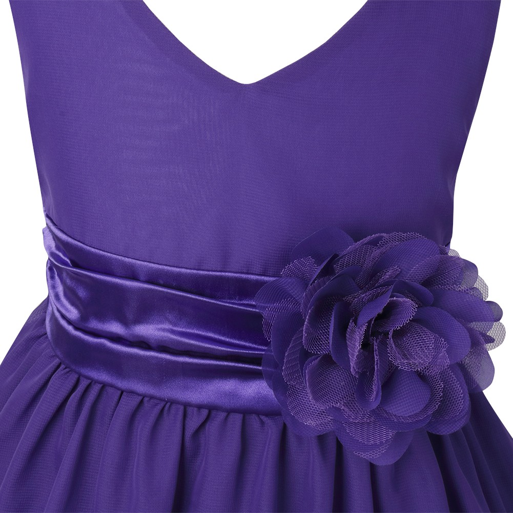 purple bridesmaid dresses kids