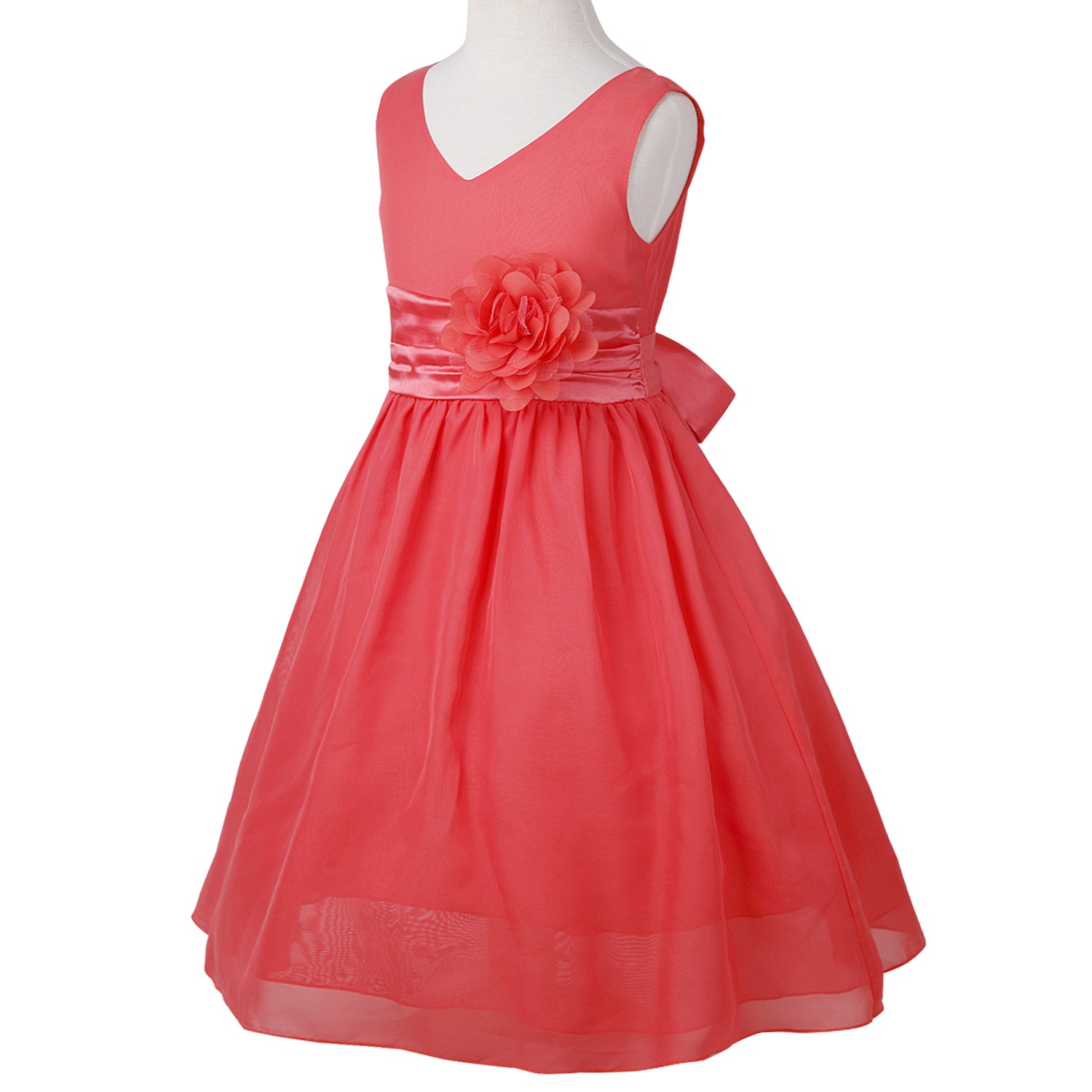 Red Kids Bridesmaid Dresses