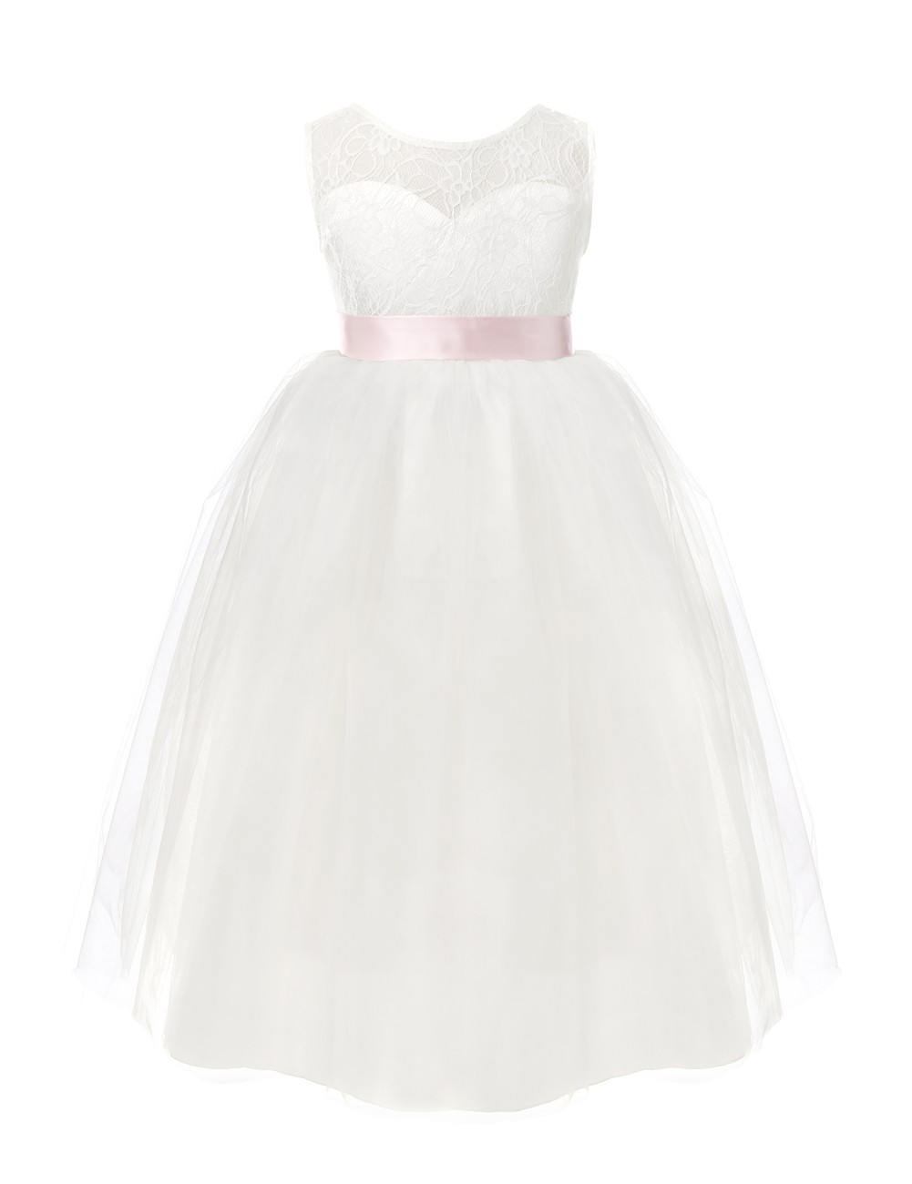 Kids Girls White Girls Dresses