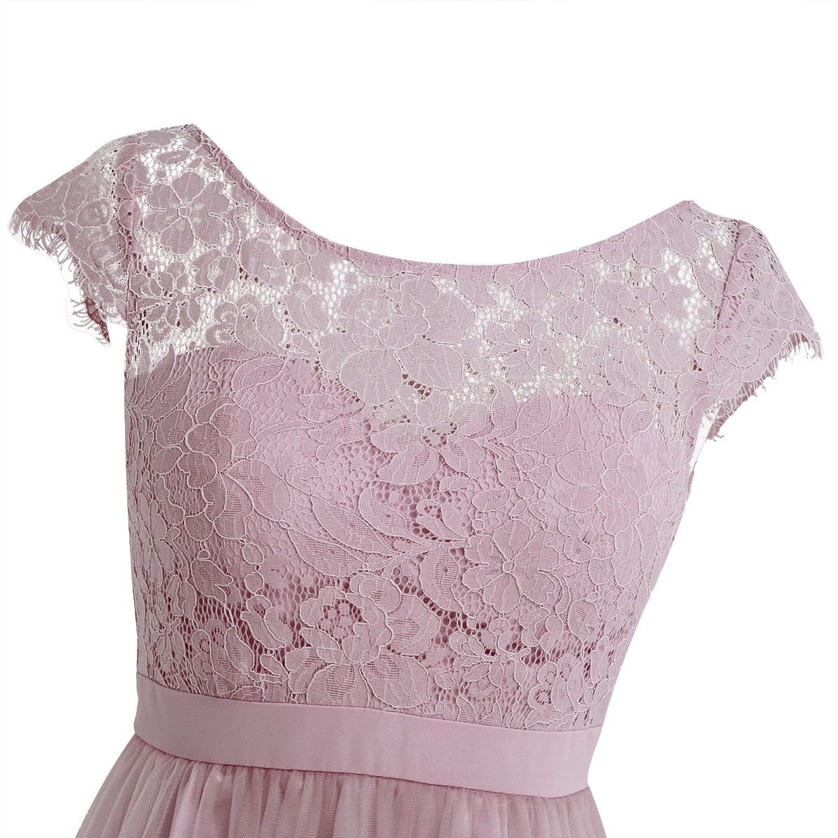 dusty rose tulle bridesmaid dresses