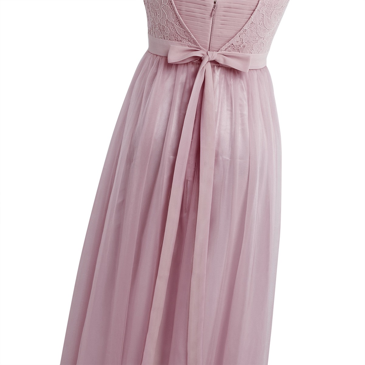dusty rose tulle bridesmaid dresses