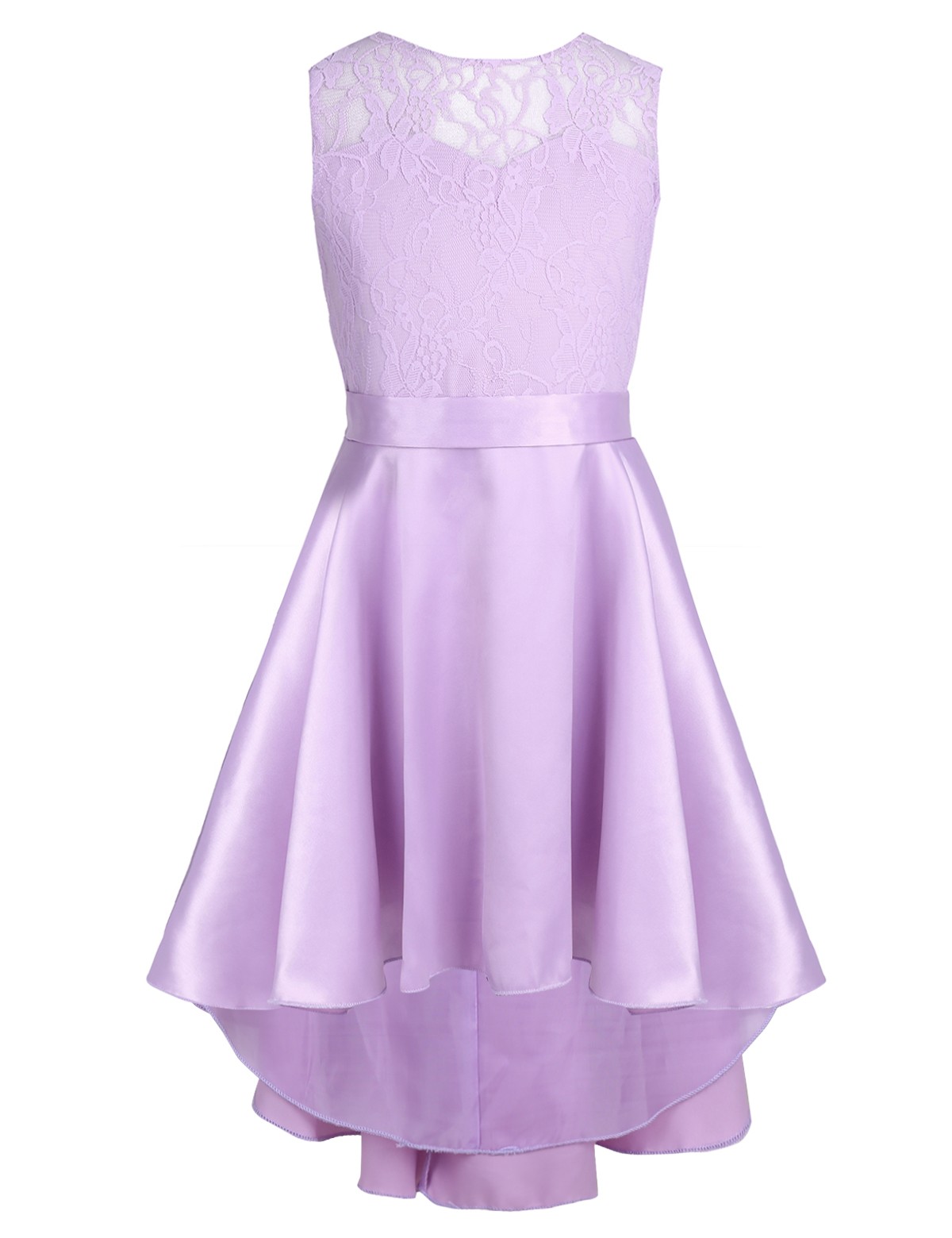Lavender Lace Flower Girl Dress