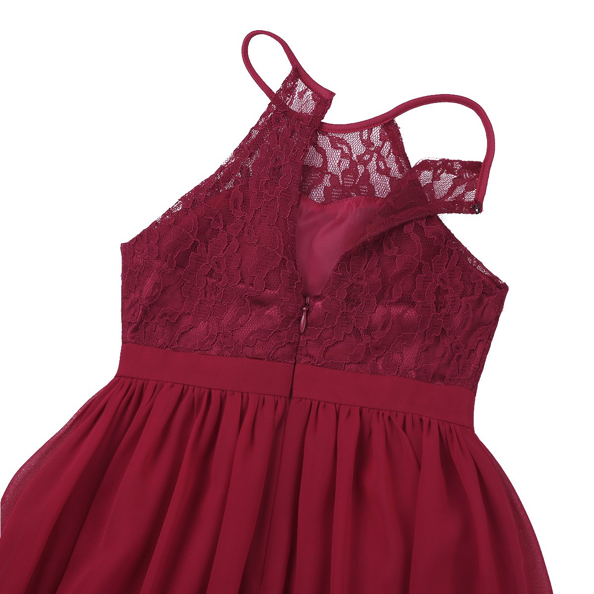 burgundy childrens dresses
