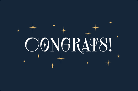 Congrats Gift Card