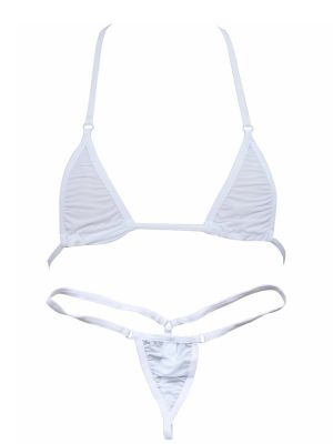 Women 2pcs Sexy Bikini Set Bra and G-string Swimsuit