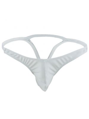 iEFiEL Mens Bulge Pouch G-string Novelty Underwear with Triangle Back