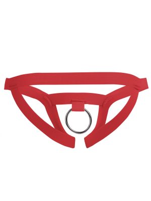Men Sexy Crotchless G-string Bikini Bottoms with O-Ring