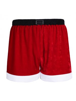 iEFiEL Men Flannel Christmas Santa Claus Costume Holiday Boxer Shorts