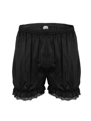 iEFiEL Men Casual Loose Fit Bloomers Knickers Sissy Shorts