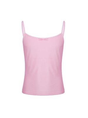 iEFiEL Pink Men Sissy Tank Tops Lingerie Adjustable Spaghetti Straps Vest Nightwear Sleepwear