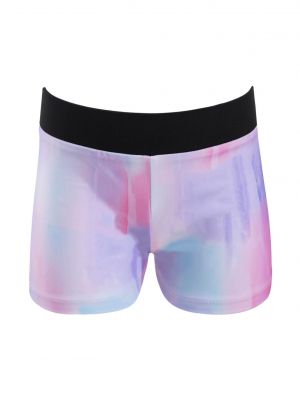 iEFiEL Kids Girls Low Rise Ballet Dance Sports Shorts Yoga Gymnastics Stretch Shorts Bottoms Hot Pants Workout Knickers 