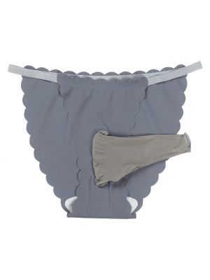 iEFiEL Mens Low Waist Bulge Pouch Briefs Seamless Elastic Waistband Thongs Underpants