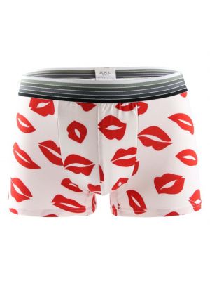 iEFiEL Mens Lips Print Low Waist Boxer Shorts Breathable Bulge Pouch Underpants