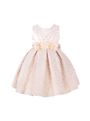 iEFiEL Kids Toddler Baby Girls Applique Beaded Party Dress Sleeveless Big Bow Ruched Fluffy Hem Wedding Evening Dress