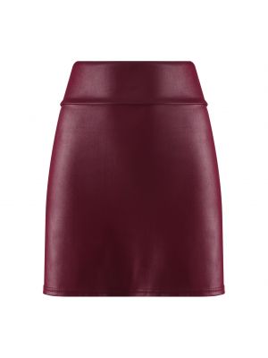 iEFiEL Womens High Waist PU Leather Pencil Mini Skirt Slim Fit Casual Back Zipper Miniskirt