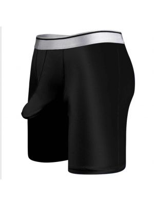 iEFiEL Mens Bulge Pouch Boxer Briefs Underwear Stretchy Breathable Elastic Waistband Sports Gym Shorts
