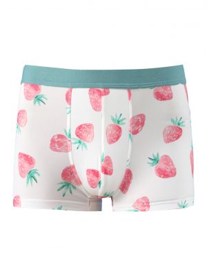 iEFiEL Mens Sissy Cartoon Fruits Print Boxer Shorts Elastic Waistband Stretchy Underpants Underwear