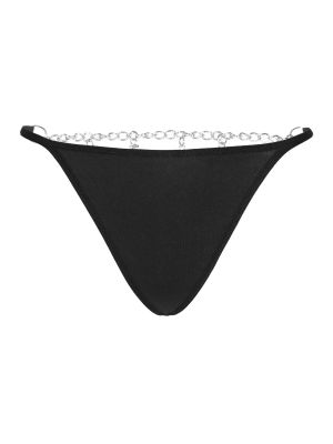 iEFiEL Womens Metal Chain Waistband G-string Low Rise Thong T-back Underwear