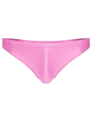 iEFiEL Mens Glossy Low Rise Briefs Solid Color Underpants Underwear Swimwear