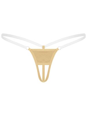 Womens Sexy Low Rise Strap Cutout T-back G-string Bikini Briefs