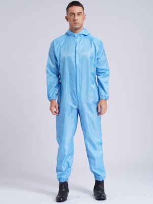 Front Zipper Full-body Cover Jumpsuit Overalls