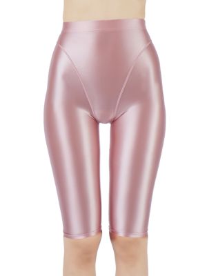 Women Glossy High Waist Stretchy Yoga Leggings