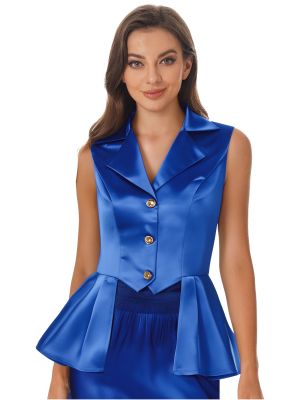 Women Victorian Steampunk Waterfall Jacket for Evening Halloween Theme Party