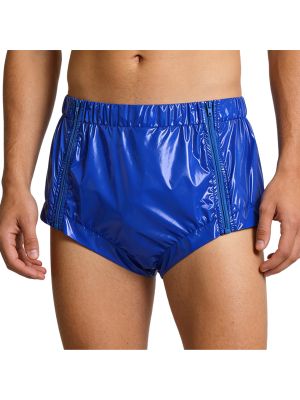  Adults Leak-proof Diaper Cover Incontinence Panty Zipper Adaptive Shorts