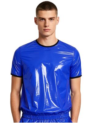 Men's Water Resistant Tech-Wear T-Shirt for Club & Streetwear