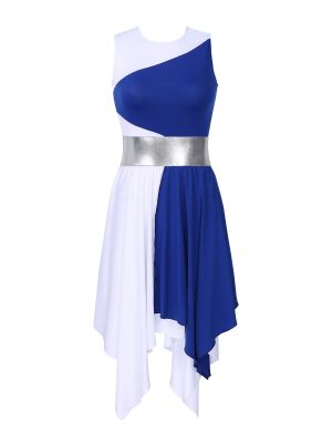 iEFiEL Women's Floral Lace Ballet Dance Leotard Fingerpoint Sleeves Figure Ice Skating Dress Costume