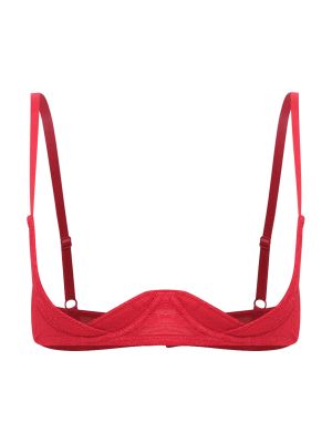 Women Floral Lace 1/4 Cup Shelf Bra Balconette Bralette Top for Anniversary