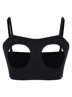 Women Cutout Cup Balconette Bralette Unlined No-Pad Lingerie for Date Night