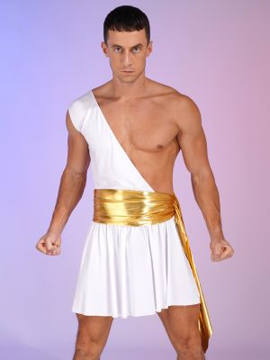 Men's One Shoulder Mr Toga Role Play Costume Dress