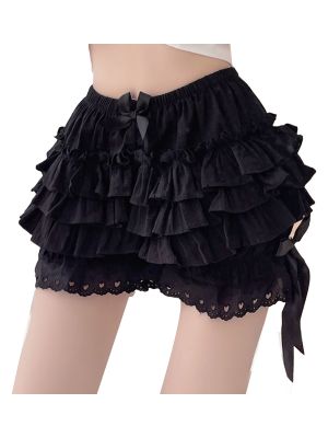 Lolita Maid Ruffle Shorts for Women