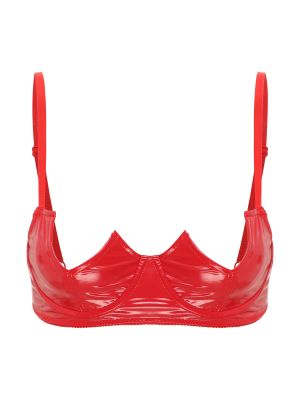 Womens Sexy Half Cup Underwired Bra Lingerie