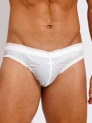 Men Water Resistant Swimming Bikini Briefs