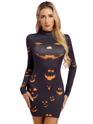 Women's Halloween Costume Funky Skeleton Dress 