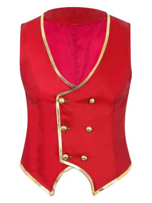 Men's Wizard Warlock Cosplay Vest Magician Costume