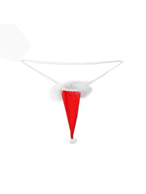 Mens Christmas Fancy T-Back Underwear G-string