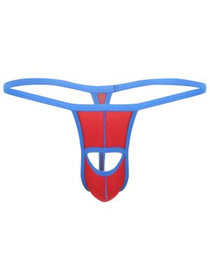 Mens Front Cutout Bulge Pouch Hollow Out G-String 
