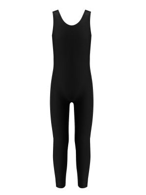 iEFiEL Kids Boys Girls Tank Unitards Sleeveless Ballet Dance Gymnastics Leotard Full Bodysuit Dance Costumes