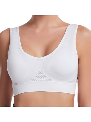 IEFIEL Womens Seamless Training Sport Bra with Removable Cup Gym Workout Tank Tops Wirefree Yoga Bra
