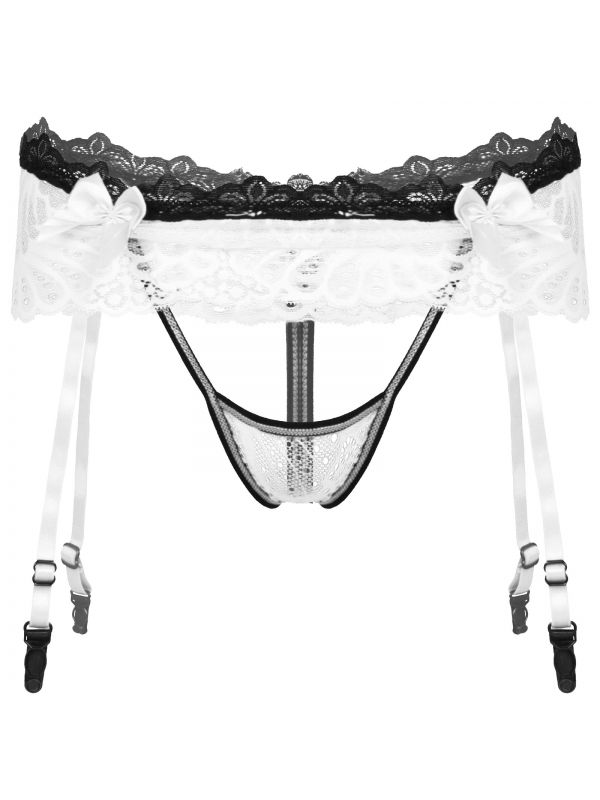 Kkmetermens Lace Floral G String Sissy Panties Bikini Thong Underwear | INDIA