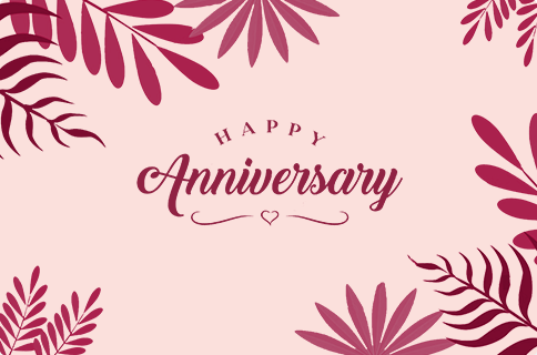 Happy Anniversary Gift Card