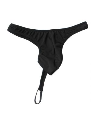 iEFiEL Black Men Sexy Thong Underpants with T-back