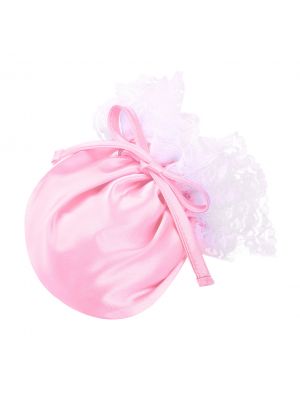 iEFiEL Mens Sissy Floral Lace C-String Mini Briefs Lingerie Elastic Drawstring Satin Bulge Pouch Briefs Underwear