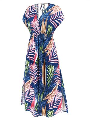 iEFiEL Summer Floral Maternity Maxi Dress Women V Neck Long Baby Shower Pregnancy Dresses